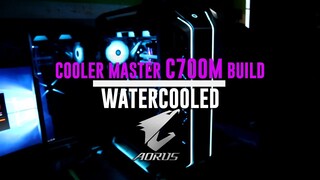 Cooler Master C700M 200K+ Build & Watercooling Multi Flow Aesthetic Setup ft Aorus Products