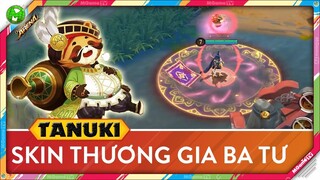 Onmyoji Arena | Skin lễ thưởng vàng mùa 5 của Tanuki, từ chồn nát rượu thành thương gia ba tư