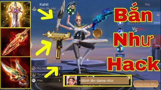 LIÊN QUÂN : Thánh Nhiều Tay Kahlii Lên Full DAME - Hóa 6 Nòng Bắn Như Hack Đạn .