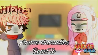 Anime characters react to Each Other/Sakura/Yuji-(part3)