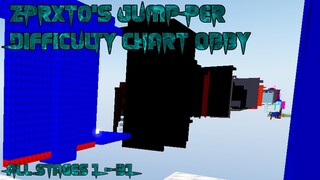 zPrxto's Jump Per Difficulty Chart Obby [All Stages 1-31] (ROBLOX Obby)