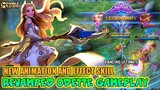 Odette Revamp Gameplay , New Animation And Effect Skill - Mobile Legends Bang Bang