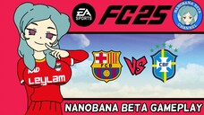 Beta FC 25 | FC Barcelona 🇪🇸 VS 🇧🇷 Brazil (1999 Centennial Friendly Game Remake)