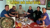Vi Vu Ẩm Thực - Lòng Bò, Xách Bò Xào Dứa Thơm Ngon Khó Cưỡng - Món Ăn Dân Dã - MN Food Travel