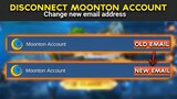 HOW TO DISCONNECT MOONTON ACCOUNT | CHANGE EMAIL ADDRESS - Mobile Legends