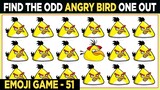 Angry Bird Movie Odd One Out Emoji Games No 51 | Spot The Odd Emoji One Out | Spot The Difference