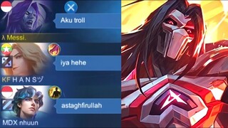 PRANK TOP GLOBAL MOSKOV TROLL, MELATIH KESABARAN ORANG PUASA WKWK - MLBB