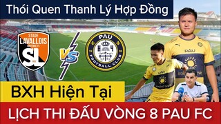 🔴Lịch Thi Đấu Vòng 8 Của PAU FC: LAVAL - PAU FC | QUANG HẢI Dễ Bị Thanh Lý Sớm Hợp Đồng Tại PAU?