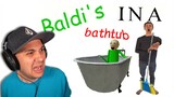 Baldi's in a bathtub...