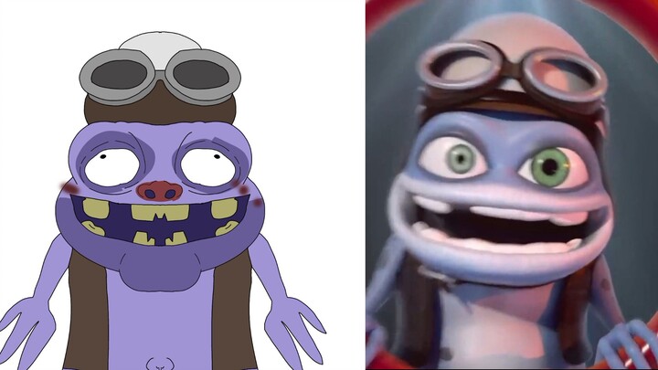 FUNNY CRAZY FROG DRAWING MEME