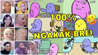 NYENYENYE! REAKSI YOUTUBER NGAKAK PAKE BANGET SAAT NONTON TEKOTOK BERTAJUK SURAT CINTA