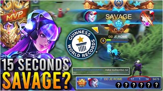 *WTF* Fastest Selena SAVAGE Ever 😱 | MLBB