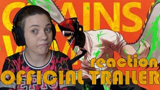 Chainsaw Man Official Trailer Reaction