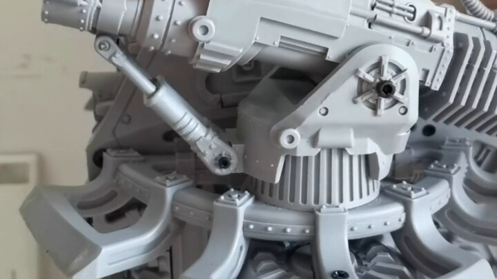 Transformasi sepenuhnya bergerak Warhammer 40k FW Warlord Titan selesai