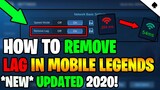 *UPDATE* HOW TO FIX LAG IN ML - MOBILE LEGENDS | 2020
