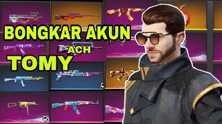 BONGKAR AKUN FREE FIRE TOMY ACH!! AUTO KAGET!!😭