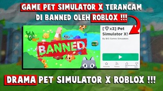 GAME PET SIMULATOR X TERANCAM DI BANNED OLEH ROBLOX !!! KIRA KIRA ADA APA ?? -Roblox Indonesia