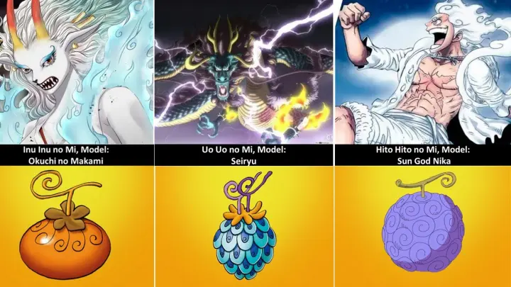All Devil Fruits Mythical Zona Users | One Piece - Luffy's Devil Fruit is Mythical Zoan Nika