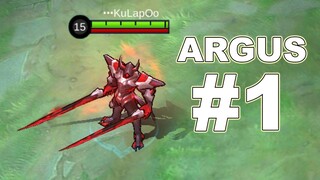 #1 Argus Spam Rank | Argus Best Build 2024 | Mobile Legends