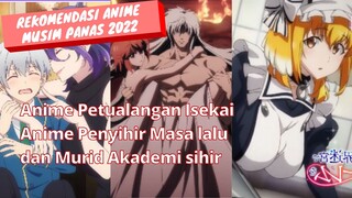 Bocil minggir, ini 3 rekomendasi anime ena-ena dibulan Juli, bertema isekai, akademi sihir dan dark