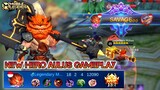 New Hero Aulus Savage Gameplay - Mobile Legends Bang Bang