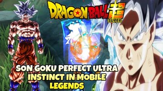 SON GOKU PERFECT ULTRA INSTINCT IN MOBILE LEGENDS