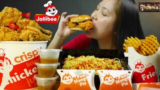 JOLLIBEE MUKBANG | FAMILY MUKBANG | KUMITA HABANG NAGEENJOY FT PHOENIX GAME