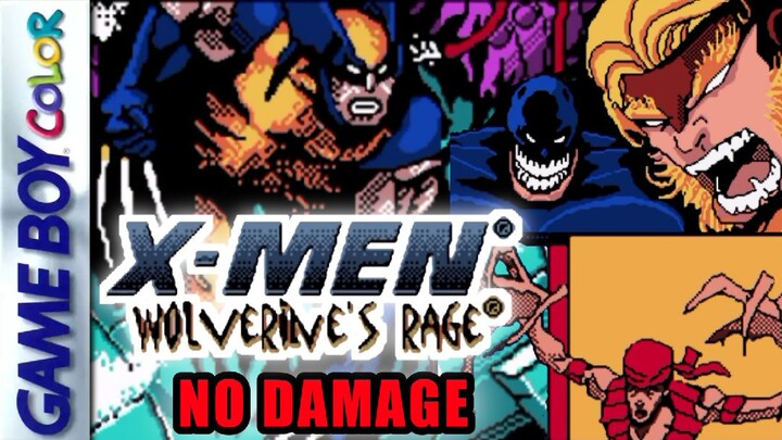 X-Men: Wolverine's Rage - All Boss No Damage (GameBoy Color)