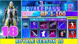 PUBG Mobile - Thông Tin Royale Pass Season 18 Từ Level 1 Đến 100 | Skin Đồ Cực Đẹp.