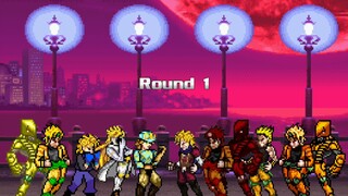 【MUGEN】阳间迪奥组VS阴间DIO组