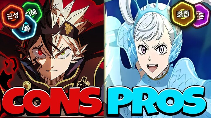 THESE ARE THE PROS & CONS TO THE HARMONY/CHAOS ELEMENT TYPING... GOOD OR BAD? - Black Clover Mobile