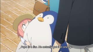 Loid Wins a Penguin For Anya | Spy x Family.ep12