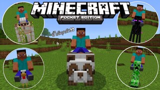 แจก+สอนลงแอดออนMore Rideadโครตเจ๋ง!! ทำให้เราสามารถขี่มอนสเตอร์ในเกมได้ทุกตัว Minecraft pe 1.17