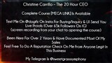 Christine Carrillo Course The 20 Hour CEO download