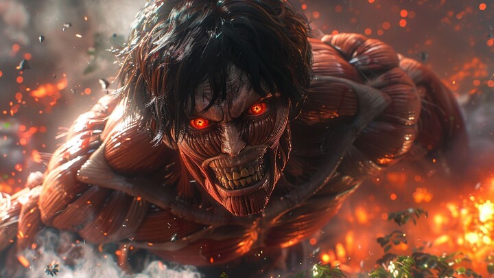 Saya menggunakan AI untuk membuat trailer live-action "Attack on Titan" Bagian 1