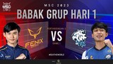 [ID] MSC Group Stage Day 1 | FENIX ESPORTS VS EVOS LEGENDS | Game 1
