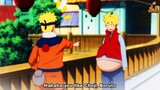 Naruto laughs seeing Boruto's stomach like Choji | Naruto & Boruto eating ramen in Naruto's House
