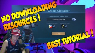 CREATE NEW MOBILE LEGENDS ACCOUNT | NO CLEAR DATA | NO DOWNLOAD RESOURCES