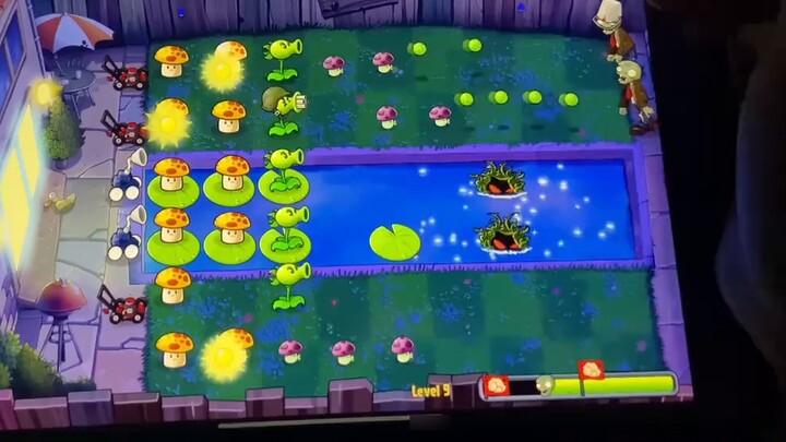 [เกมช่วยนอนหลับ] Plants vs. Zombies เวอร์ชั่นพายุฝนฟ้าคะนองทำให้สุนัขของฉันตาบอดและกระซิบสด (^ー゜)