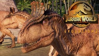 3 Cryolophosaurus vs 2 Megalosaurus - Jurassic World Evolution 2 (4K 60FPS)
