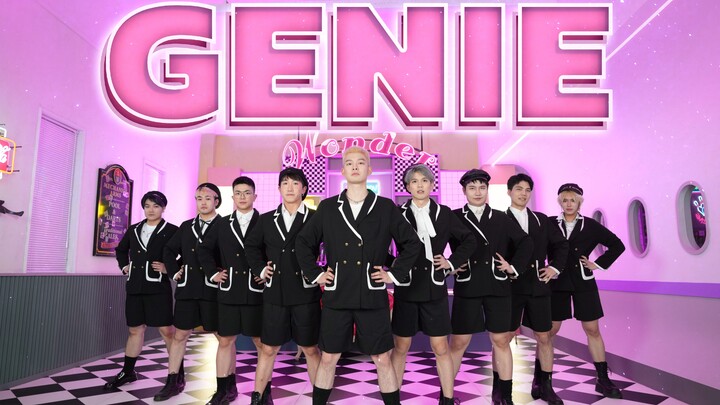 黑袜都到嗓子眼儿了 还不来看！超绝男生制服翻跳少女时代 Genie