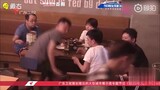 Witnessing a girl being drugged by a harassing man, all the men at the table stood up...