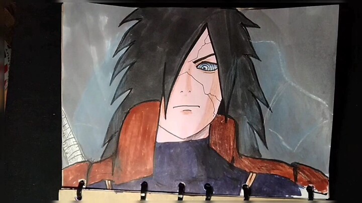 sekali kibasan kipas madara bikin naruto shock😅😅😅😅