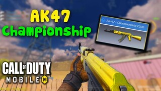 Call of Duty Mobile |AK47 CHAMPIONSHIP Chỉ Có Ở Server Việt Nam - Chất Là Phải Như Thế Này