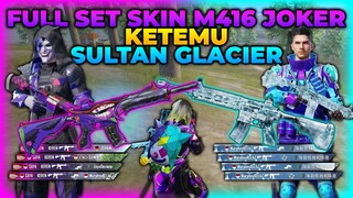 PAKAI FULLSET SKIN M416 JOKER MALAH KETEMU SULTAN GLACIER , KITA ADU SIAPA YANG MENANG - PUBG MOBILE