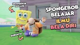 SPONGEBOB BELAJAR ILMU BELA DIRI DENGAN JIN KURA KURA - GTA Lucu Spongebob