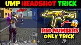 Secret UMP Headshot Trick In Free Fire 😳🔥