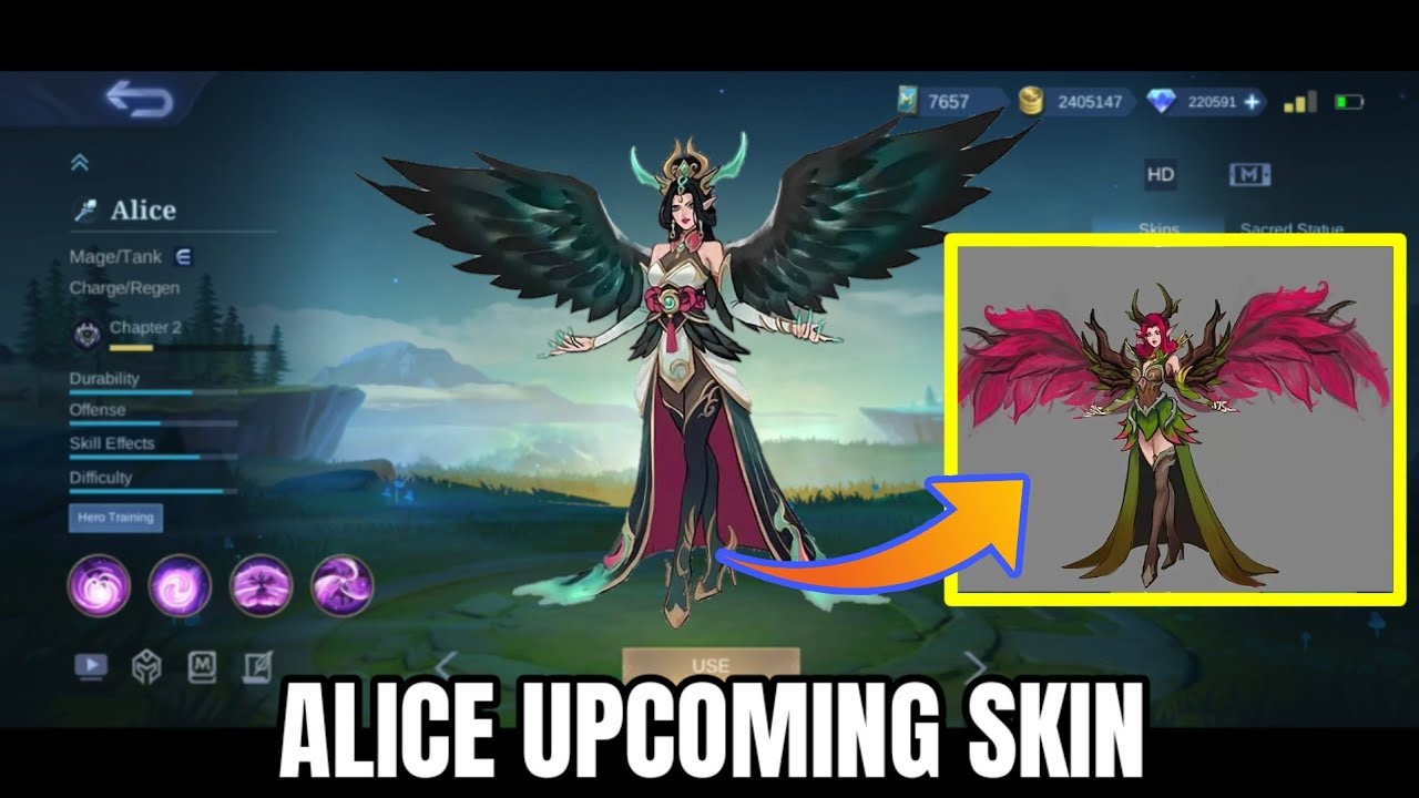 Skin Returns, Alice Legendary Skin