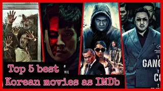 Top 5 best Korean movies as per IMDb {Part 2} ðŸ˜±ðŸ¥µ