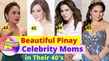 Beautiful Pinay Celebrity Moms in Their 40's | Judy Ann Santos, Lucy Torres, Kris Aquino